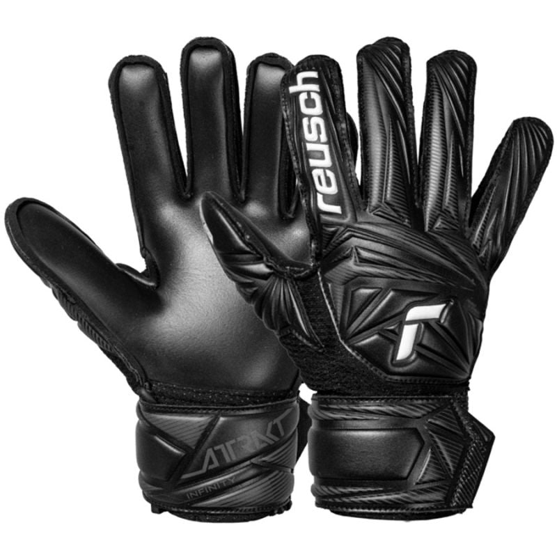 Reusch Attrakt Infinity Junior Gloves 56 72 715 fekete kapuskesztyű