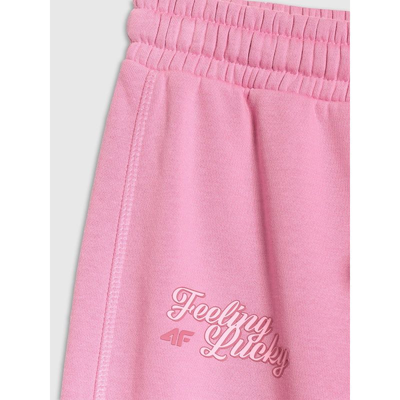 4F Girls' straight leg sweatpants ruházat 4FJRSS26TTROF1727-54S