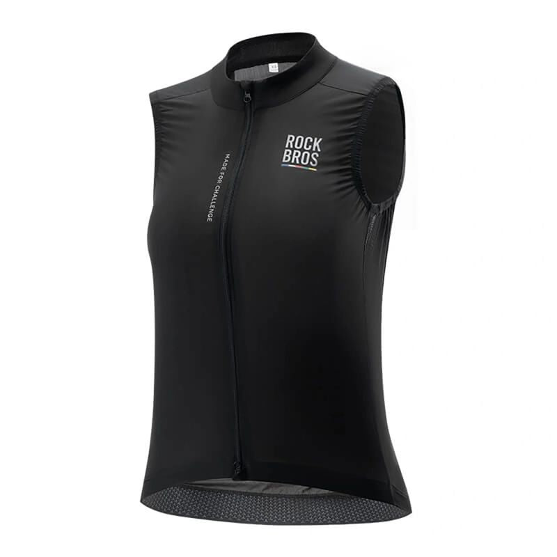 Rockbros ROAD TO SKY women's lightweight breathable cycling vest M - black m \ czarny mellény 0617003-211602