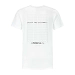 Rogelli men's t-shirt LOGO white 2XL fehér póló