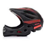 Meteor Lupus S Full-Face Bike Helmet 48-52 cm Black/Red uniw sisak 17893
