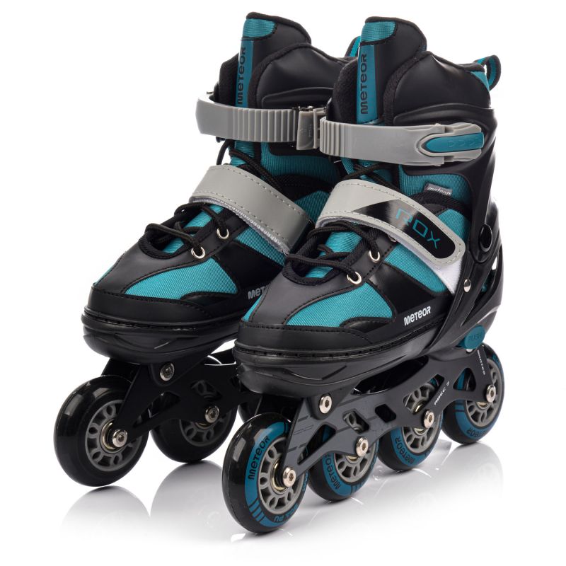 Meteor Rox skates, fekete korcsolya 22353