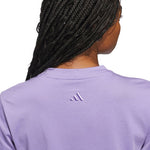 Adidas Cursive Women's T-Shirt Light Purple 2xs póló