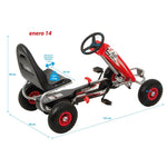 Enero 14 Red Pedal Car Go Kart piros toys