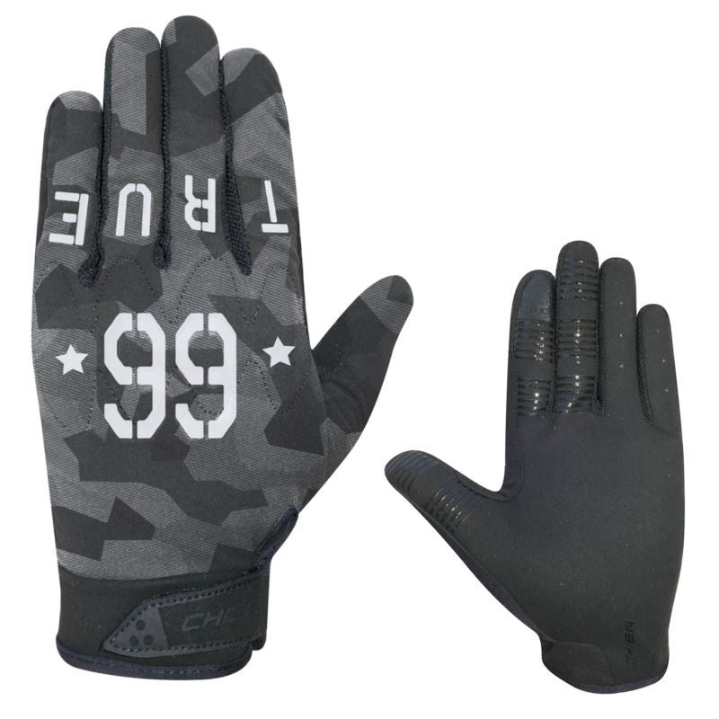 CHIBA gloves DOUBLE SIX gray szürke kesztyű