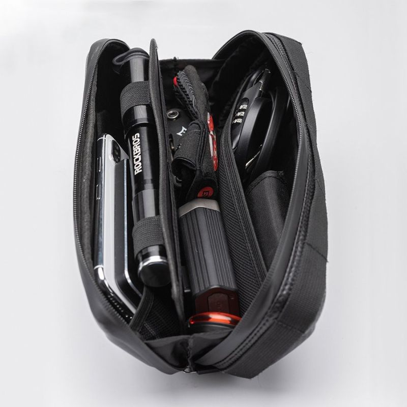 Rockbros frame 1.5l, black B66 fekete táska