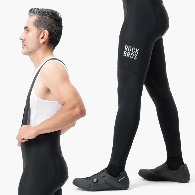 Rockbros 200021 Long Cycling Bib with Pad Size - Black xxxxl nadrág