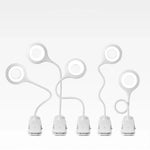 MINI Wozinsky Wireless LED Reading Lamp with Clip + USB-C Cable - White biały elektronika -195469