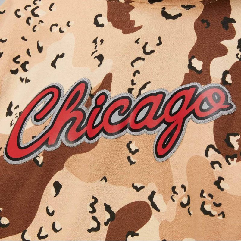 Mitchell & Ness NBA Chicago Bulls Camo Reflective Hoodie kapucnis pulóver