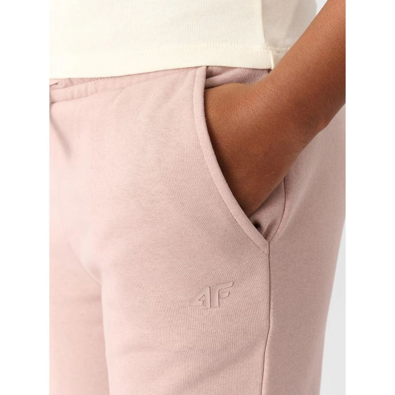 Girls' jogger sweatpants 4F Junior 4FJWMM00TTROF0828-83S nadrág