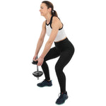 Enero Cast Iron Dumbbell 10 Kg Fit Case fekete dumbbell, strength training equipment, training equipment