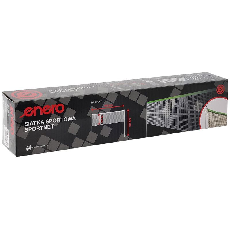 Enero BADMINTON VOLLEYBALL NET POSTS SET fekete nets, sets