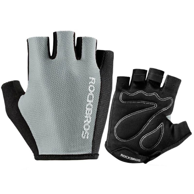 Rockbros cycling gloves, size - gray szürke kesztyű