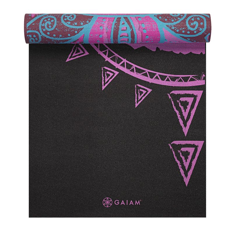 Double-sided yoga mat Gaiam &quot;BE FREE&quot; 6mm 62031