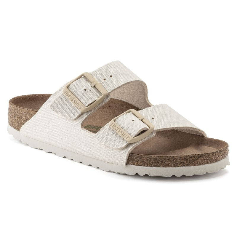 Birkenstock Arizona Vegan Women Textile Narrow Eggshell Flip-Flops for Narrow Feet Vegan (1022679) cipő