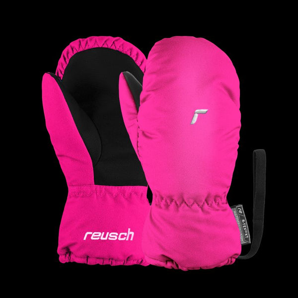 Reusch Olly R-TEX® XT Mittens, children's ski gloves, velcro, waterproof, insulated, pink (61/85/588/3350) Sapka