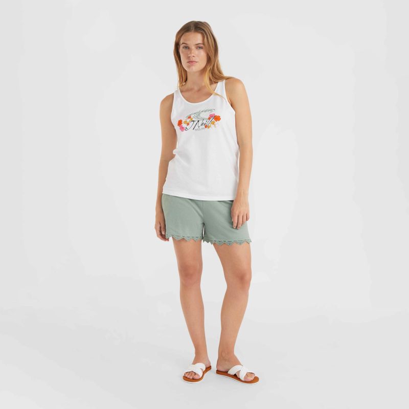 O'Neill Luana Graphic Tank Top W fehér póló