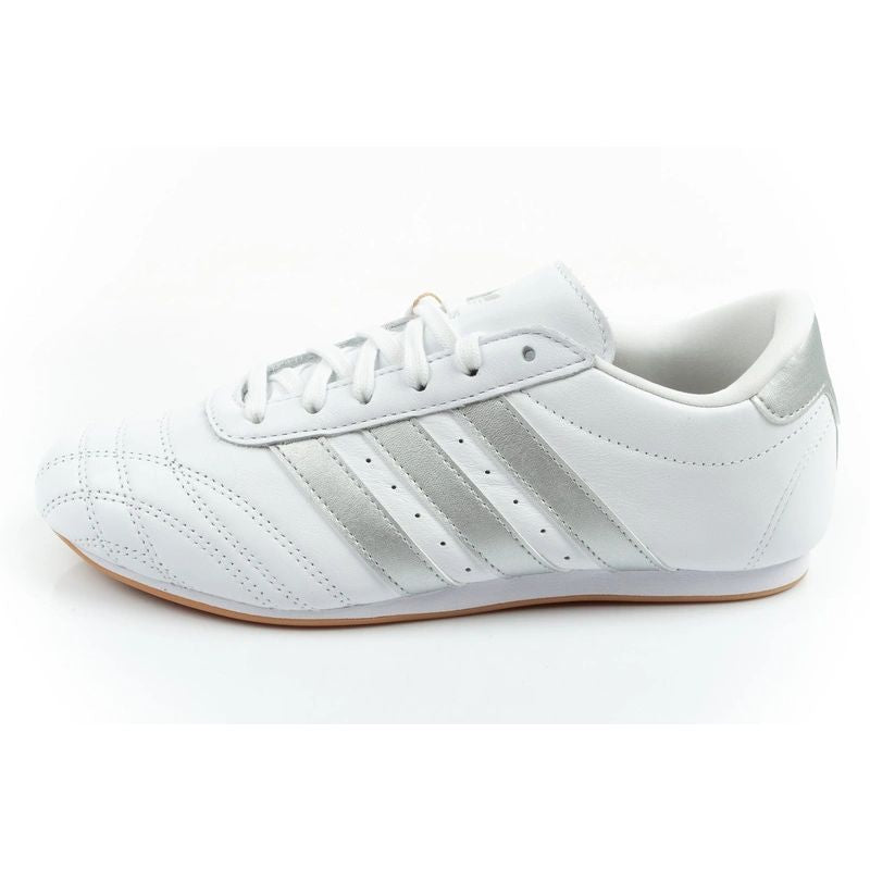 Adidas women's sports shoes Taekwondo Lace white fashionable leather fehér zokni