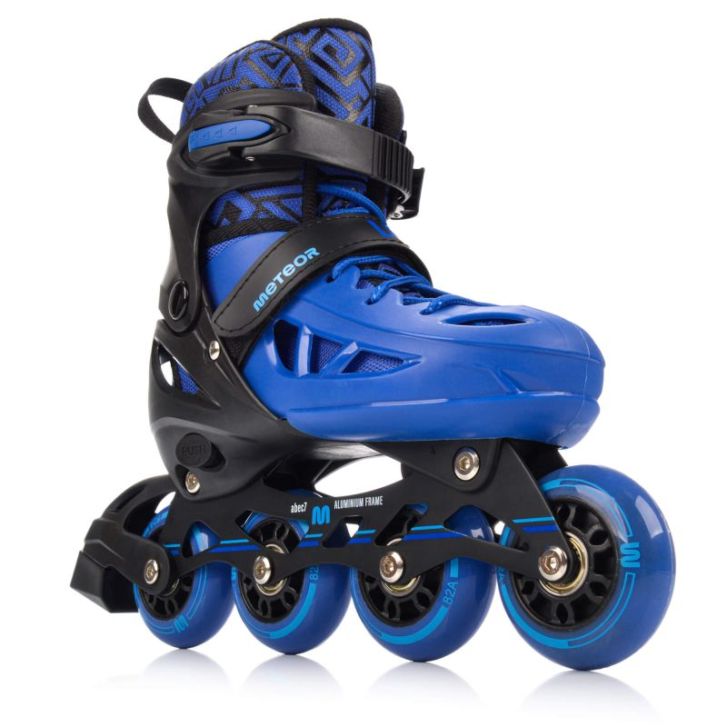 Meteor S 30-33 Loky Roller Skates Black/Blue