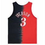 Mitchell & Ness NBA Philadelphia 76ers Allen Iverson Tie Dye Cotton Tank - TTNK3206-P76YYAIVRDBK atléta