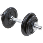 Enero Cast Iron Dumbbell 10 Kg Fit Case fekete dumbbell, strength training equipment, training equipment