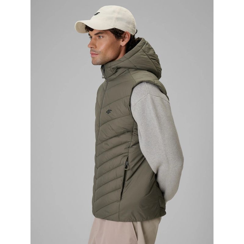 4F Men's vest with synthetic filling 3xl férfi mellény 4FRAW26TVJAM405-43S