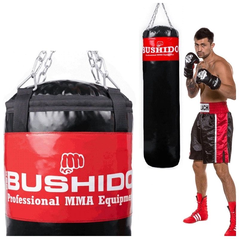 DBX Bushido Punching bag - 130 Red - 130 cm / 30 kg piros punching bags