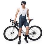 Rockbros Men's Cycling Bib with Pad Size M - Dark Blue niebieski \ m short