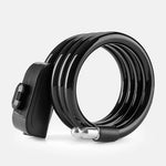 Wozinsky WPB-01R Portable Bike Lock with Anti-Theft Cable and 2 Keys for Electric Bikes and Motorcycles - Black fekete elektronika 304004-199009
