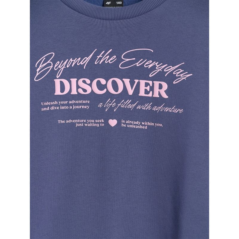 4f Oversized sweatshirt without a hood for girls 4FJRAW25TSWSF2428-33S Egyéb