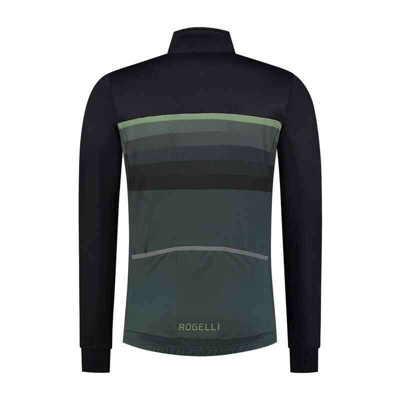 Rogelli HERO II winter black and green zöld dzseki