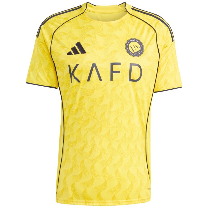 Adidas Men's Al Nassr FC 2025/2026 Home Jersey Yellow sárga férfi póló JN7982