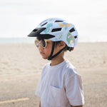 Wozinsky Children's MTB Bike Helmet with Detachable Visor S - Light Blue 52-56 cm \ jasnoniebieski védőfelszerelés HT-45R-199827