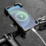 Rockbros HW-117 Handlebar Clamp Phone Holder - Black and Gray czarny || szary phones and accessories