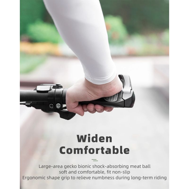 Rockbros Bicycle Holder Set with Horns - White biały sets