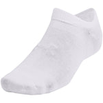 Under Armour Armor Essential 6 Pack No Show socks 1382611 100 Zokni