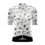 Rockbros 15110005004 Sleeve Cycling Jersey - White fehér kerékpáros póló 15110005003-211724