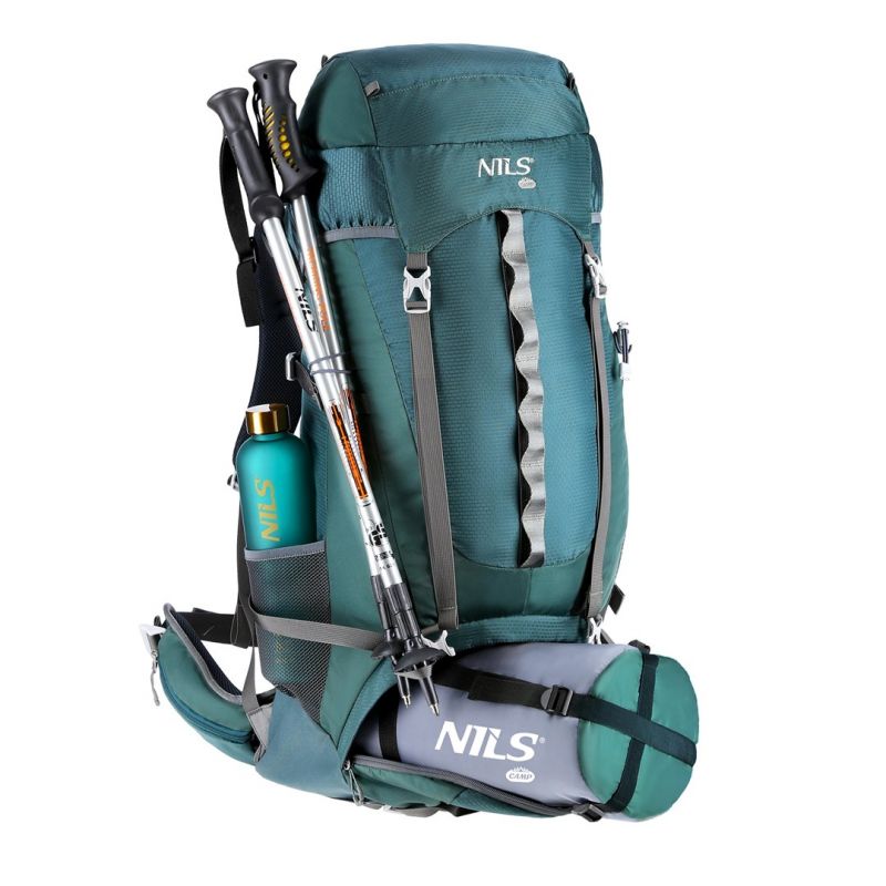 NILS Camp NC1949 hiking backpack green Bergen 65l zöld hátizsák