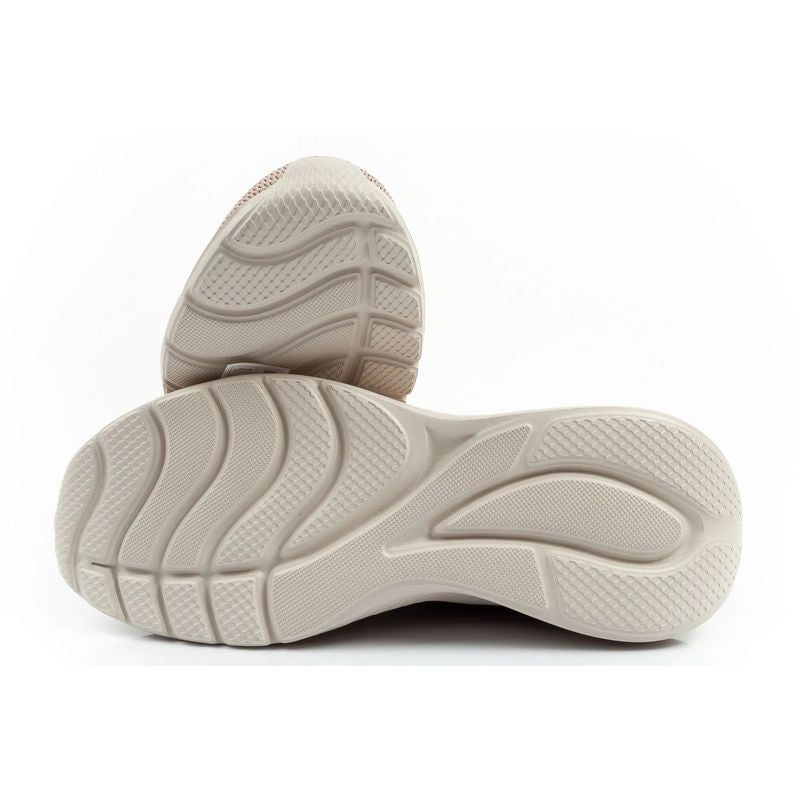 Skechers women's sports Bobs Squad Waves beige light fashionable bézs utcai cipő