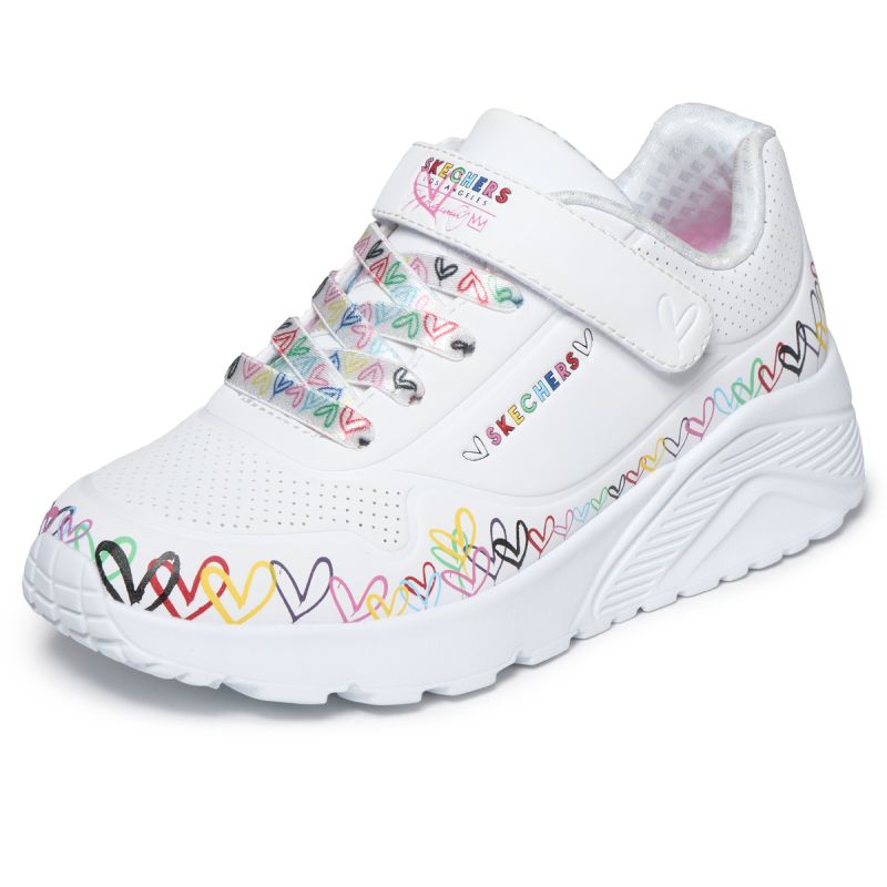 Skechers Kids' UNO LITE HEART CRAZE Sneakers 314091L WMLT utcai cipő