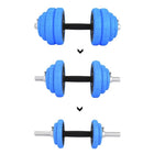 HMS SGG30 BAR 2-in-1 weight set (barbell and dumbbells) 30 kg póló 17-59-133