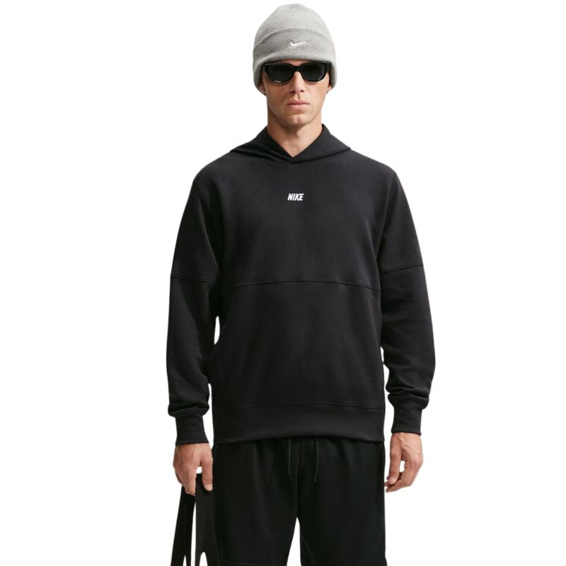 Nike Club Varsity Hoodie Men's fekete kapucnis pulóver IO1383010