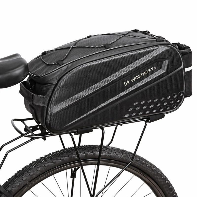 Wozinsky Bike Trunk with Long Strap and Expandable Side Pockets - Black fekete táska 304004-200626