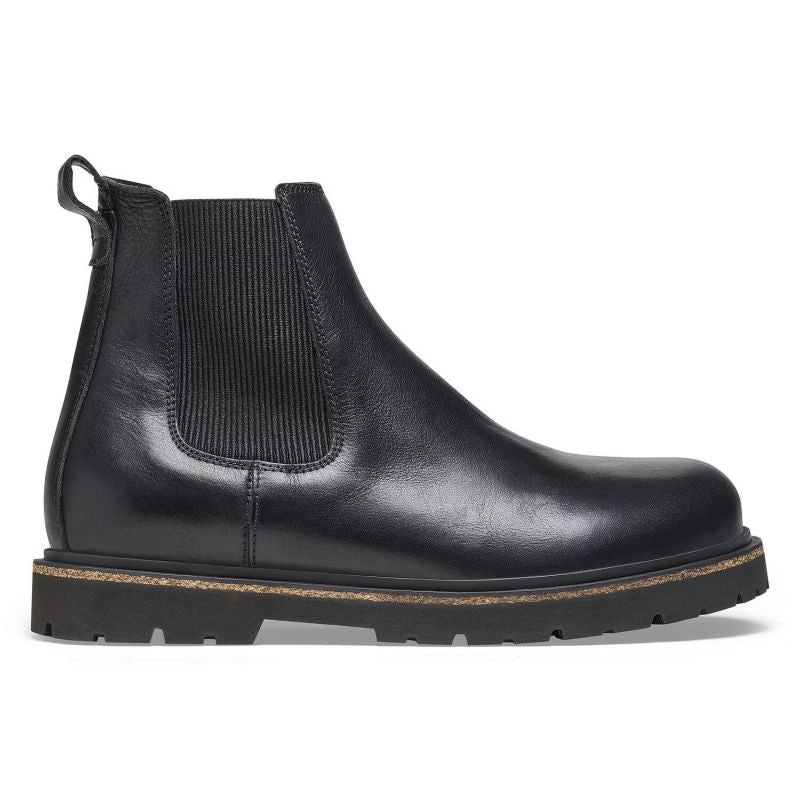 Birkenstock Highwood Slip On M LENA Black men's Chelsea boots made of genuine leather (1025764) Cipő