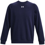 Under Armour Men's Rival Fleece Crew Sweatshirt navy 1379755 sötétkék férfi pulóver 140640_L
