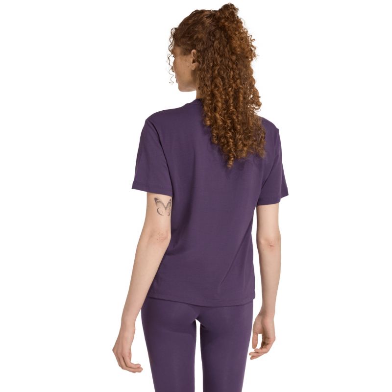 adidas Essentials Small Logo Cotton Purple Women's T-Shirt JY4966 Ruházat