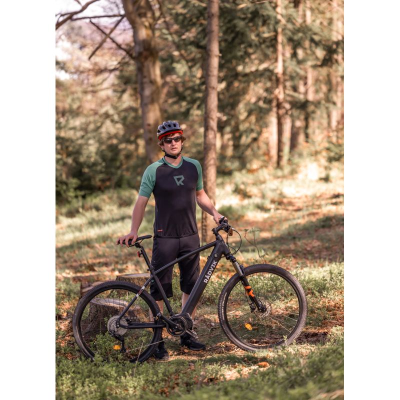 Radvik Yankee Mtb GTS cycling jersey fekete póló