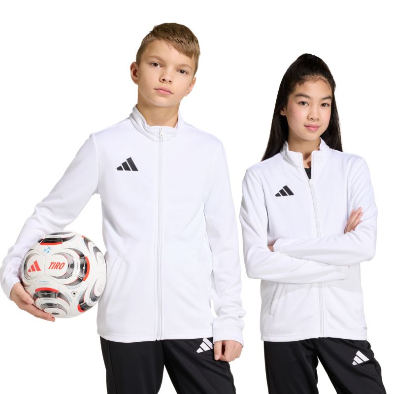 adidas Entrada 26 Track kids' sweatshirt white JZ6605 104cm pulóver