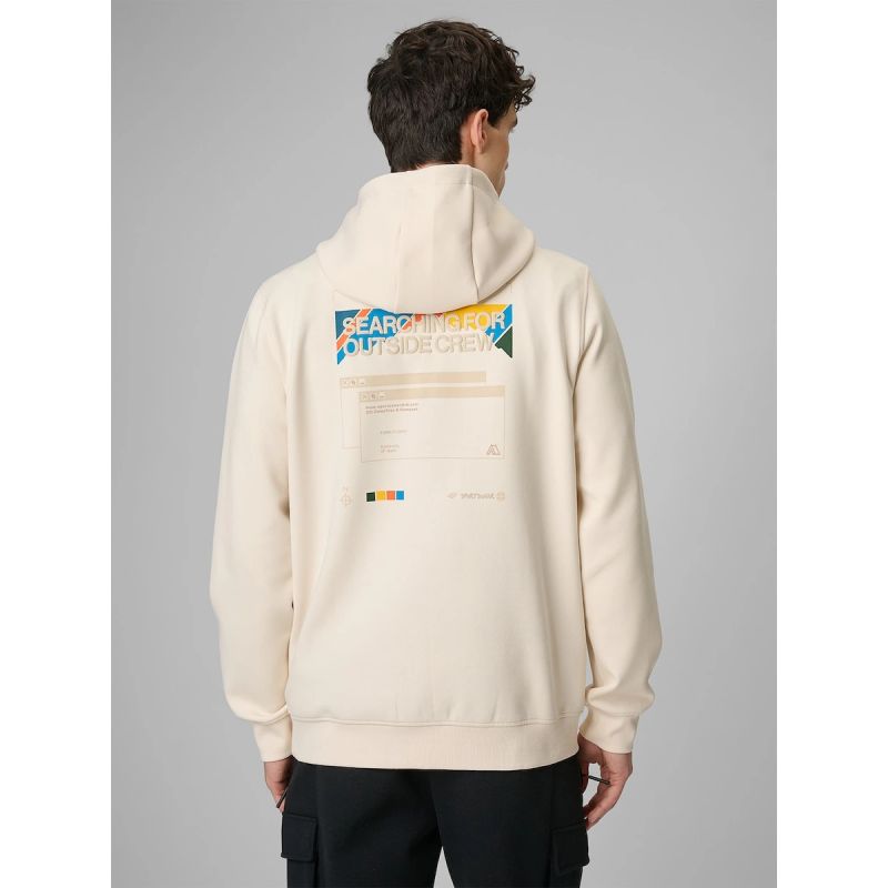 4F Men's regular hooded sweatshirt pulóver 4FRSS26TSWSM2894-12S