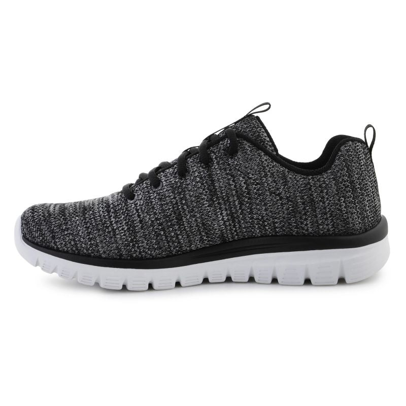 Skechers Graceful Twisted Fortune M 12614-BKW shoes cipő